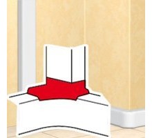 Отвод угловой для короба DLP 35х80/105, 50х80/150 (010763)