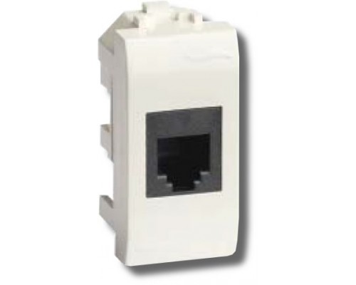 Розетка RJ-45 1 модуль, черная (77646N)