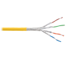 S/FTP, 4pair, Cat7a, Solid, In, LSZH (4375C-YL)