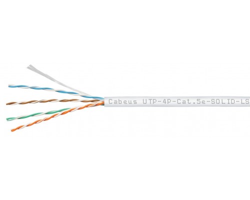 UTP-4P-Cat.5e-SOLID-LSZH-WH (9782c)
