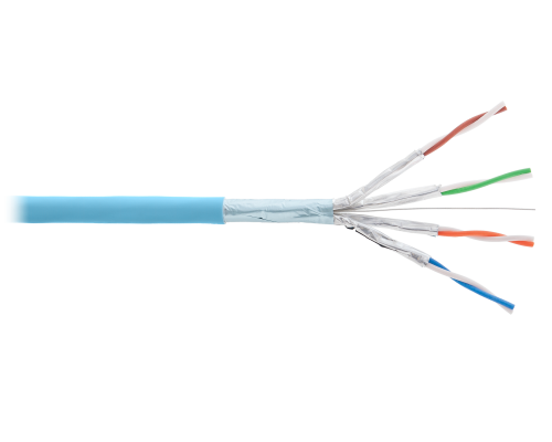F/FTP 4pair, Cat6а, Solid, In, LSZH (4355C-IB)