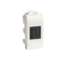 Розетка USB 2.0 Brava 1 модуль белая (76200B)