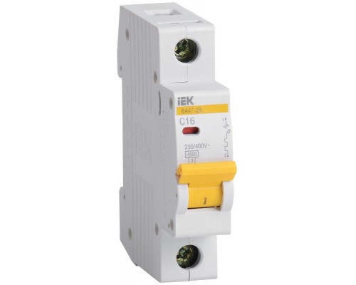 ВА47-29 1P 25А 4,5кА (MVA20-1-025-C)
