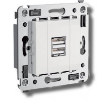 Розетка USB в стену Avanti белое облако (4400543)