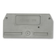 WAGO 279-325 торцевая и промежуточная пластина, серая