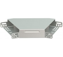 Угол горизонтальный 45° 50х100 с крышкой ESCA (CLP3P-050-100)