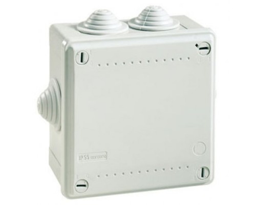 Коробка ответвительная с кабельными вводами IP55, 100х100х50 (53800)