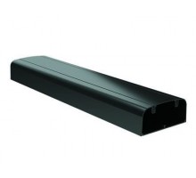 Короб 110х50мм с фронтальной крышкой, черный (01050A)