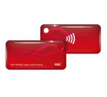 RFID-Брелок ISBC Em-marine + Mifare Classic 1K (Красный)
