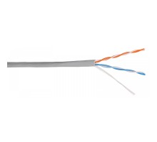 U/UTP 2pair, Cat5e, In, PVC (TWT-5EUTP2-GY)