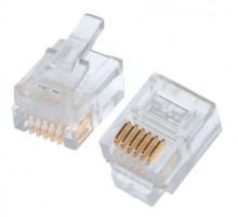 Коннекторы 6P6C (RJ-11) (100шт) (10-0228)