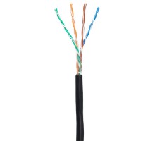 U/UTP 4pair, Cat5е, Out, PE (EC-UU004-5E-PE-BK)