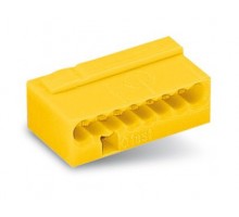 WAGO 243-508 Клемма MICRO 8-проводная желтая