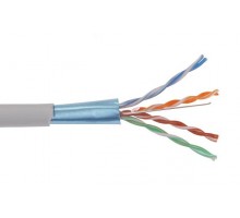 F/UTP 4x2х24AWG кат.5E solid PVC (LC1-C5E04-311)