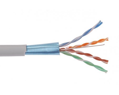 F/UTP 4x2х24AWG кат.5E solid PVC (LC1-C5E04-311)