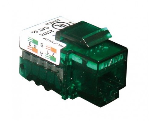 Разъем RJ45, кат.5е UTP (21975), для подключения компьютера