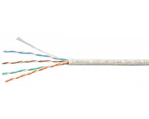 UTP-4P-Cat.5e-SOLID-GY (7171c)