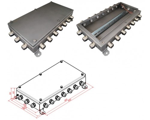 КМ IP66-2040, нержавейка