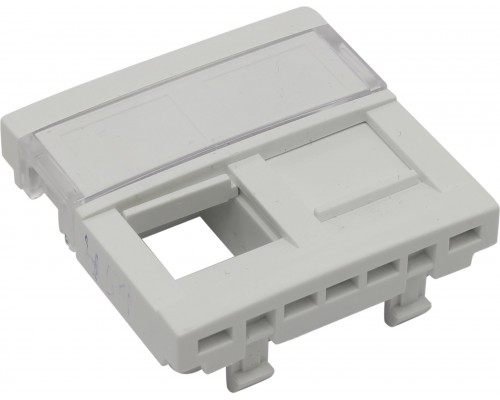 Вставка для 2-х модулей под RJ-45 кат.5e UTP, белая (45971 SBR)