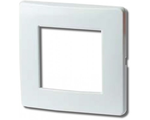 Рамка на 2 модуля (одноместная), белая (75010W)