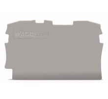 WAGO 2004-1291 пластина торцевая серая