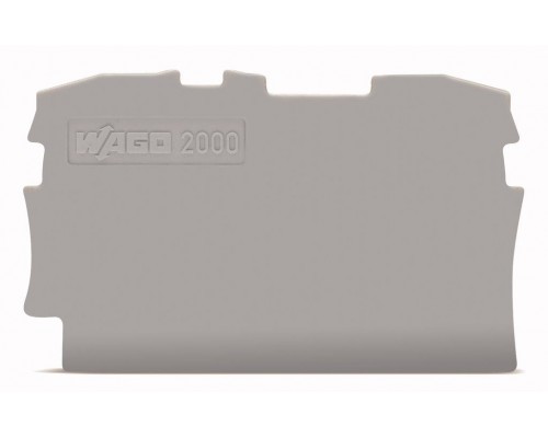 WAGO 2004-1291 пластина торцевая серая