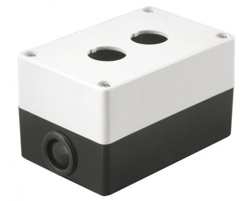 Корпус КП102 для кнопок 2 места белый (BKP10-2-K01)