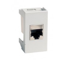 Розетка RJ-45 Viva 1 модуль серая (45138)