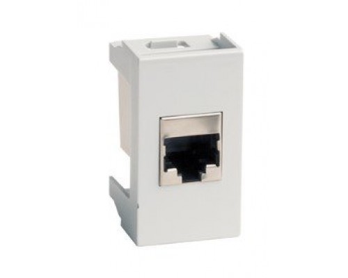 Розетка RJ-45 Viva 1 модуль серая (45138)