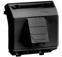 Розетка RJ-45 Brava 2 модуля черная (77450N)