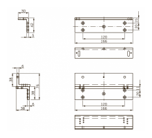 L+Z bracket set for EMC 400 AH