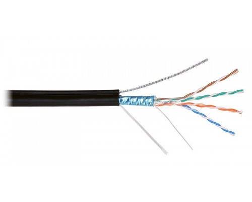 F/UTP 4pair, Cat5e, Solid, Out, Sw, PE (4905B-BK)