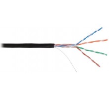 U/UTP 4pair, Cat5e, Solid, Out, PE (2600B-BK)
