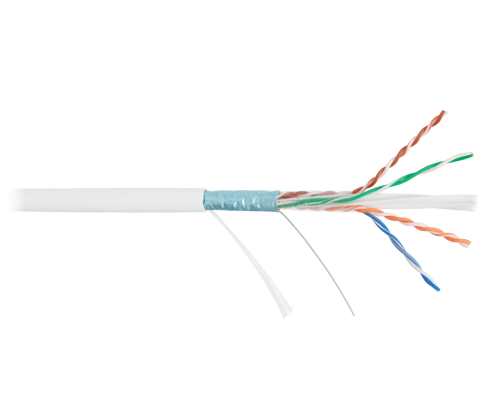 F/UTP 4pair, Cat6, Solid, In, LSZH (4240C-WT)