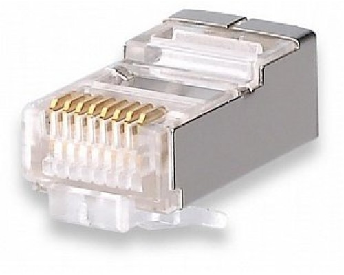 Коннекторы 8P8C FTP Cat.5e 3U (RJ-45) (100шт) (10-0201)