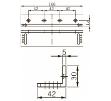 L-кронштейн для EMC 400 AH