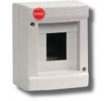 Щиток настенный без дверцы 4 модуля IP40 серый (83604)