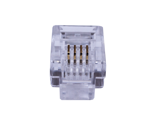 Коннекторы 4P4C (RJ-11) (100шт) (10-0229)