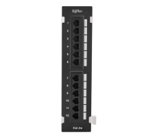 Патч-панель настенная 12хRJ-45, UTP, 5e (10-0407)