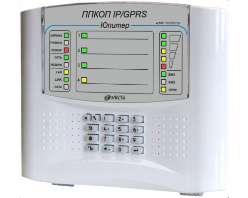 Юпитер-1433 (4 IP/GPRS), пластик, встроенная клавиатура