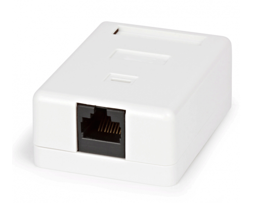 STK-RJ-45(8P8C), CAT.6, 1 выход, Dual IDC компьютерная розетка