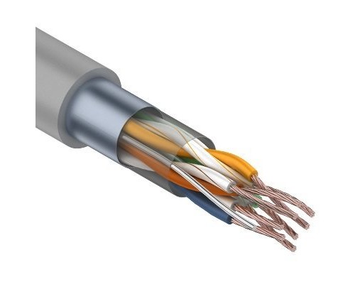 FTP 4PR 24AWG, CAT5e, STRANDED 305м REXANT (01-0145)