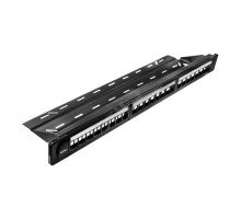 Модульная патч-панель 19", под 24 модуля Keystone, UTP, 1U (10-0401)