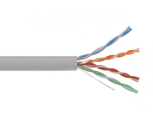 U/UTP 4х2х24AWG кат.5E solid PVC (LC1-C5E04-111)