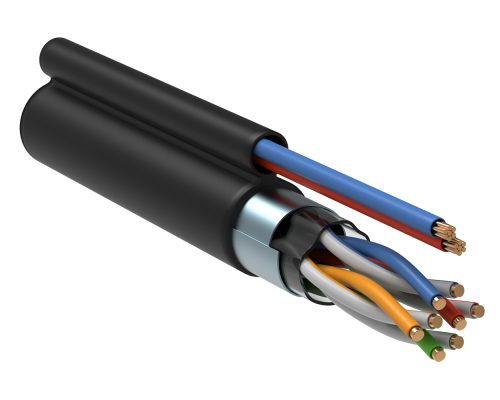 F/UTP 4х2х24AWG кат.5E LDPE (LC3-C5E04-379)