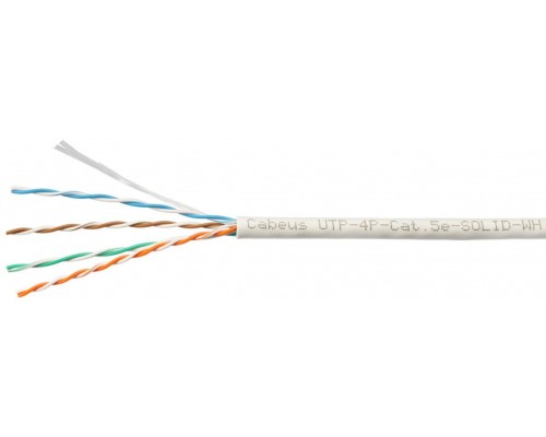 UTP-4P-Cat.5e-SOLID-WH (7471c)