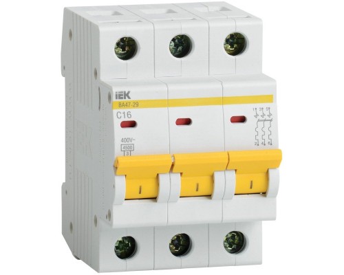 ВА47-29 3P 3А 4,5кА (MVA20-3-003-C)