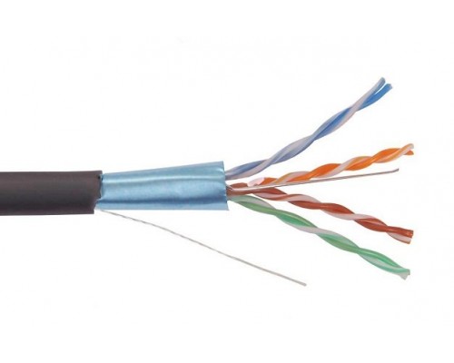 F/UTP 4х2х24AWG кат.5E solid LDPE (LC3-C5E04-339)