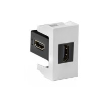 Розетка HDMI Viva 1 модуль белая (41018)
