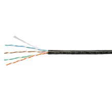 UTP-4P-Cat.5e-SOLID-BK (7252c)